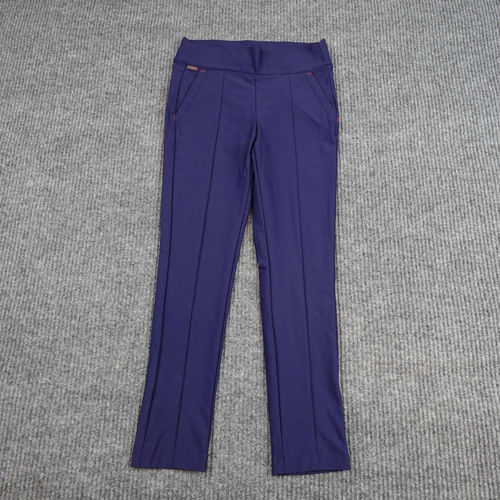 KJUS Treggings Leggings Girls 11-12 Purple Ankle Stretch Elastic Waist K00524
